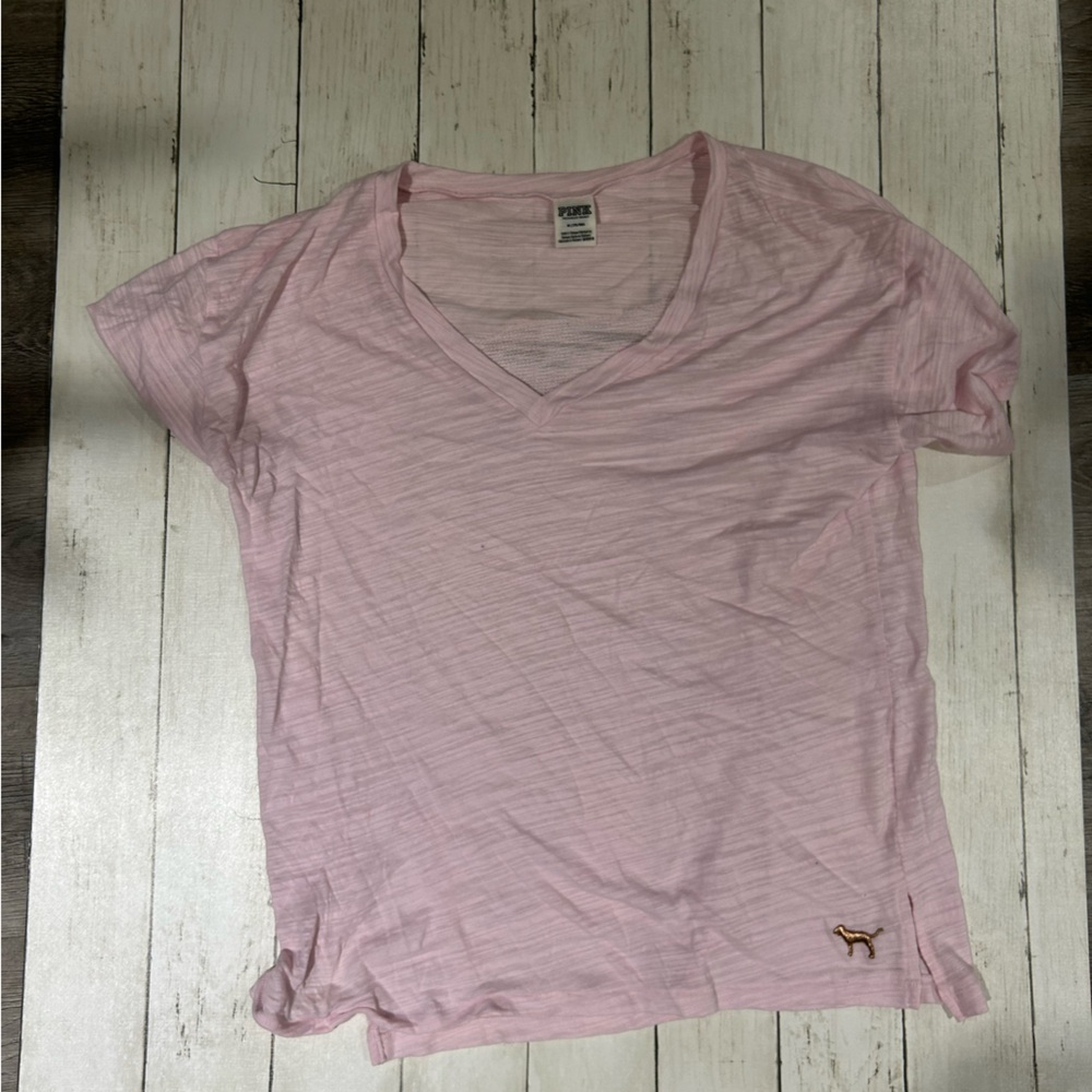 PINK v neck tshirt